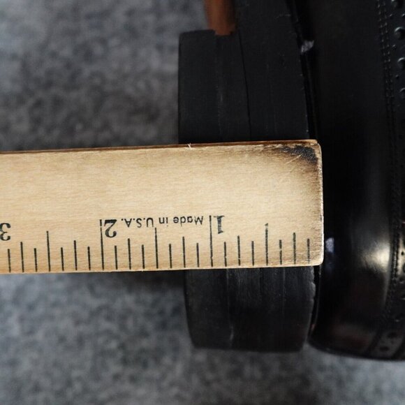 Florsheim Imperial 9 Black Long Wing Shell Cordovan Vintage - Picture 7 of 14